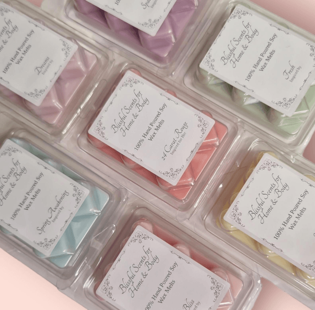 Wax Heart Clamshells